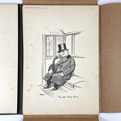 Lot 366 - Sir DAVID LOW. 'Caricatures by Low - New Statesman and Nation,'