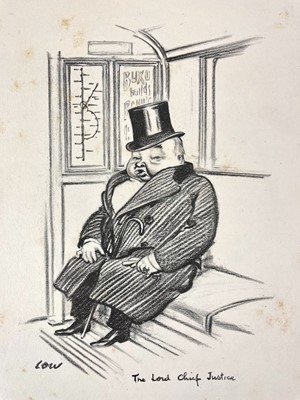 Lot 366 - Sir DAVID LOW. 'Caricatures by Low - New Statesman and Nation,'