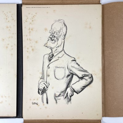 Lot 366 - Sir DAVID LOW. 'Caricatures by Low - New Statesman and Nation,'