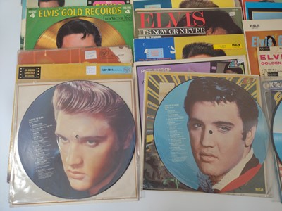 Lot 71 - ELVIS PRESLEY - Forty-seven 12" records together with.