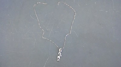 Lot 63 - An unboxed Hot Diamonds necklace with a broken...