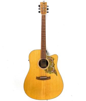 Lot 95 - A 'Tanglewood' DBT DCE OV electro acoustic guitar.