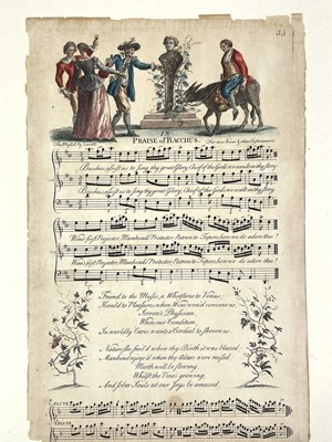 Lot 414 - Engraved Sheet Music.