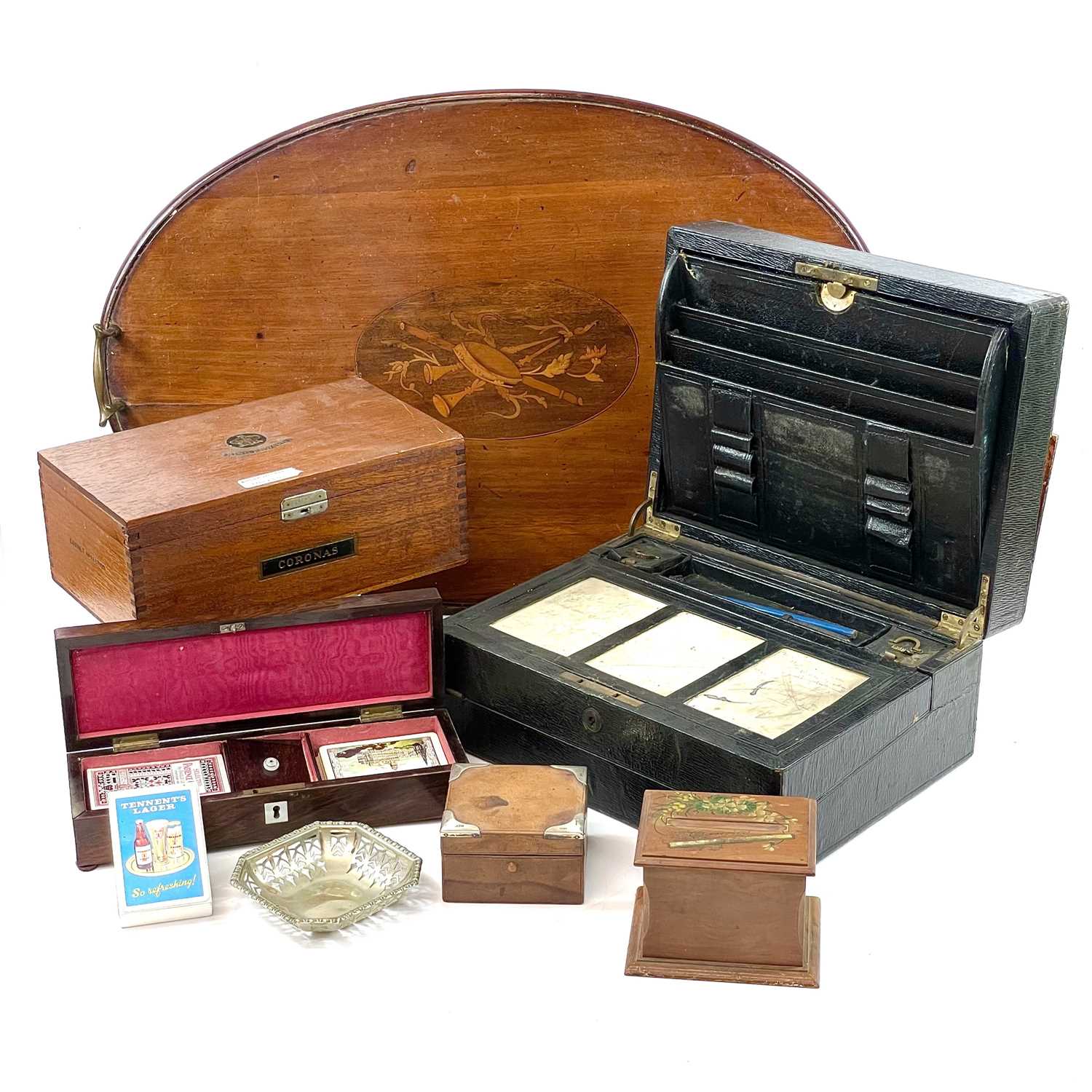 Lot 47 - An early Victorian rosewood and mother of...