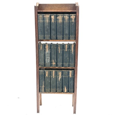 Lot 1825 - An oak narrow bookcase, early 20th century,...