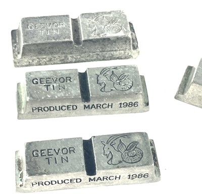 Lot 177 - Five Geevor Tin limited edition commemorative...