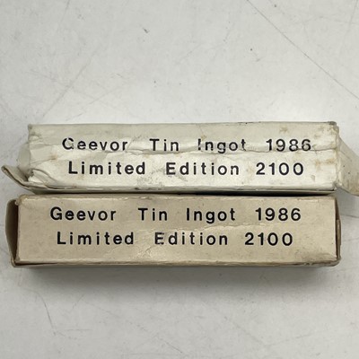 Lot 177 - Five Geevor Tin limited edition commemorative...