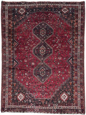 Lot 1240 - A Shiraz carpet, South West Persia.