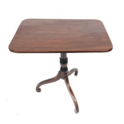 Lot 1826 - A mahogany tripod table, early 19th century,...