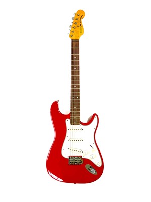 Lot 120 - A late 1980s/90s 'Sunn' Mustang electric guitar.