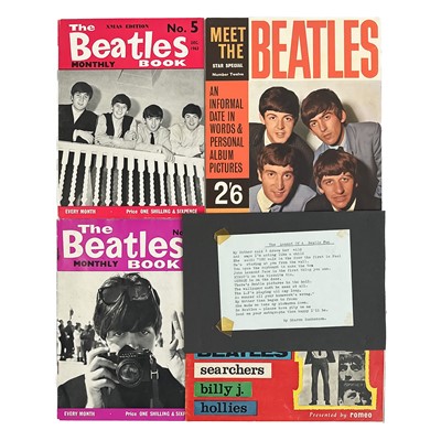 Lot 125 - 'The Beatles' ephemera.