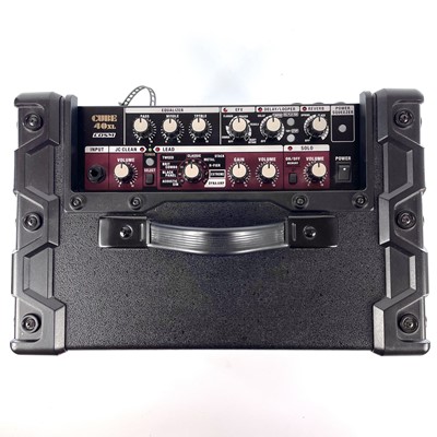 Lot 94 - A 'Roland' Cube 40XL COSM 40 watt solid state guitar amplifier.