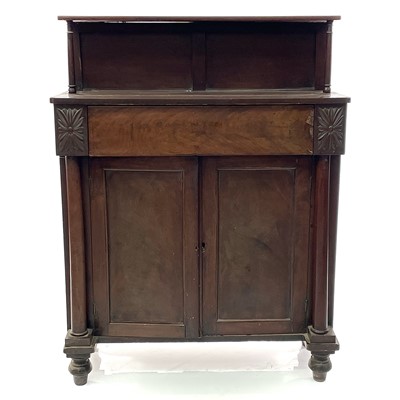 Lot 1867 - An early Victorian mahogany chiffonier, with...