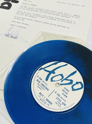 Lot 130 - 'Billy J. Kramer', promotional 7" for 'Blue Christmas'.