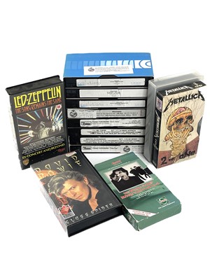 Lot 129 - A collection of VHS tapes.