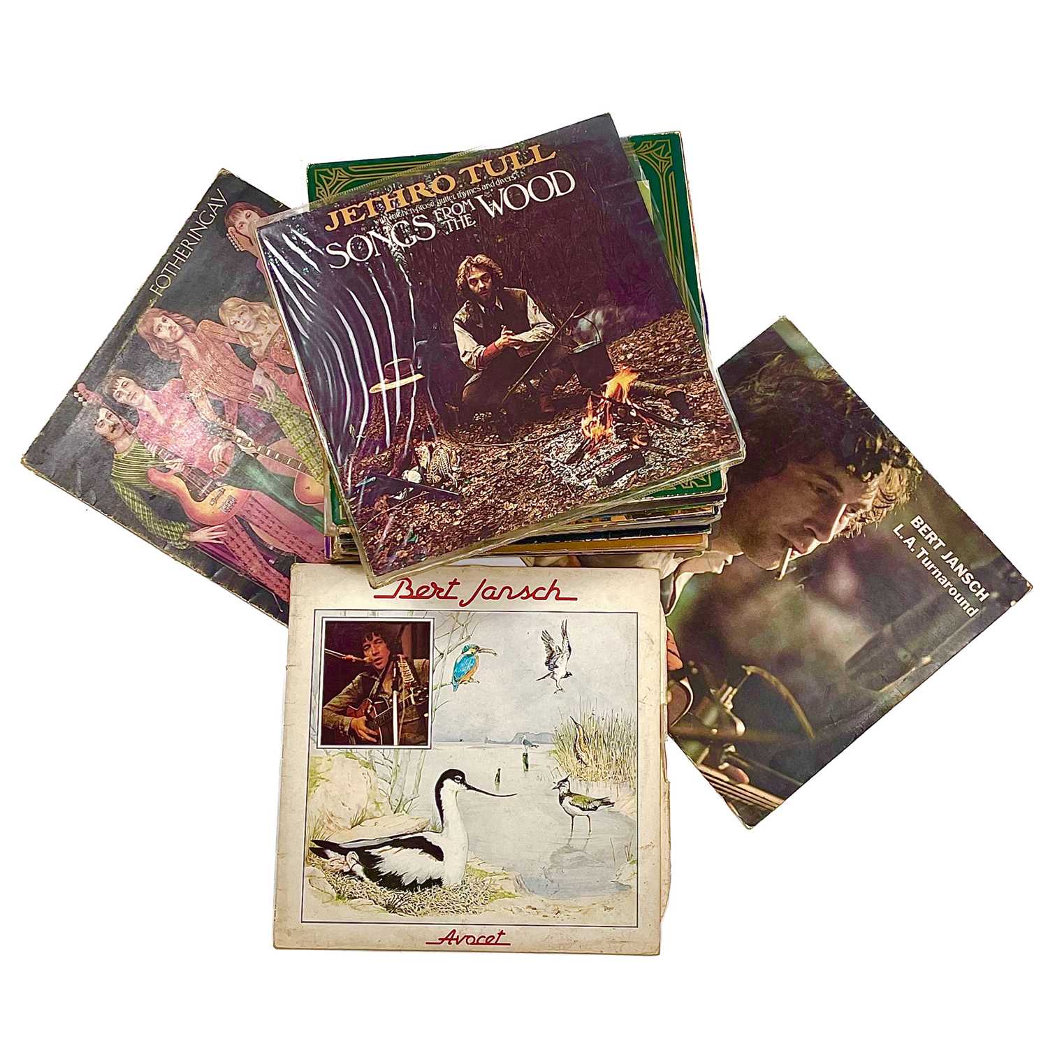 Lot 124 FOLK/ROCK/POP. Thirtythree 12" vinyl albums.