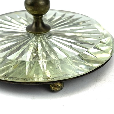 Lot 897 - A Webbs Queens Burmese ware night light, with...
