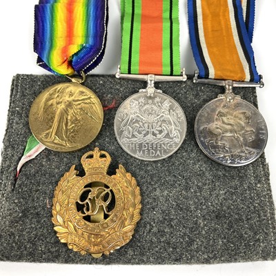 Lot 305 - World War One Medal Trio Plus 2nd World War Defence Medal and An Austrian World War One Medal.