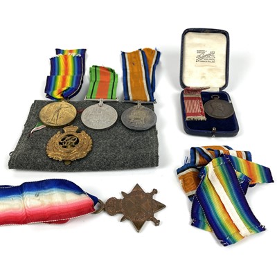 Lot 305 - World War One Medal Trio Plus 2nd World War Defence Medal and An Austrian World War One Medal.