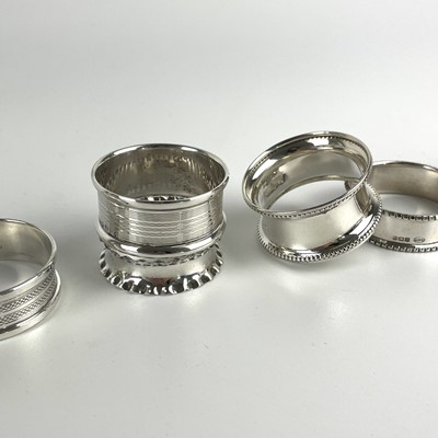 Lot 239 - A collection of small silver items.