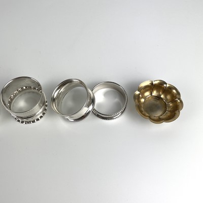 Lot 239 - A collection of small silver items.