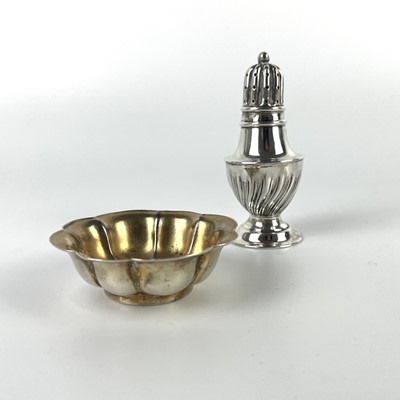 Lot 239 - A collection of small silver items.