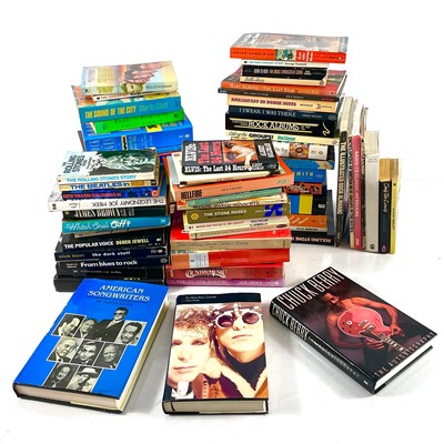 Lot 101 - A diverse selection of books on music.