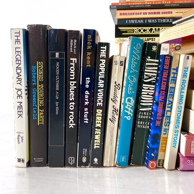 Lot 101 - A diverse selection of books on music.