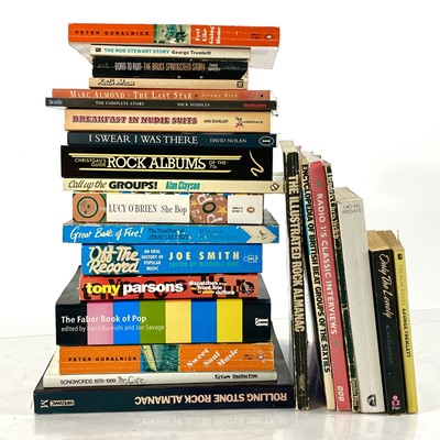 Lot 101 - A diverse selection of books on music.