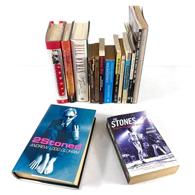 Lot 126 - THE ROLLING STONES. Fifteen books.