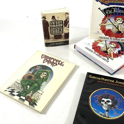 Lot 122 - THE GREATFUL DEAD. Seven books of which one is inscribed and signed by the artist 'Hyman Segal'.