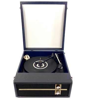Lot 136 - A 1970s 'Fidelity' portable record player with a 'BSR' turntable deck.