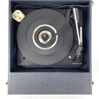 Lot 136 - A 1970s 'Fidelity' portable record player with a 'BSR' turntable deck.