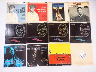 Lot 362 - JAZZ and NEW ORLEANS JAZZ. Twelve 12" vinyl albums.