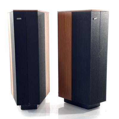 Lot 155 - A pair of 'Goodmans' Dimension 8 floor standing loudspeakers