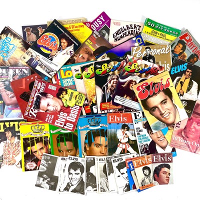 Lot 106 - ELVIS PRESLEY. Eleven 'Elvis' Monthly's, tribute magazines.