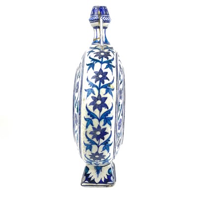 Lot 1004 - A Multan pottery moon flask, Sindh, Pakistan, 19th century.