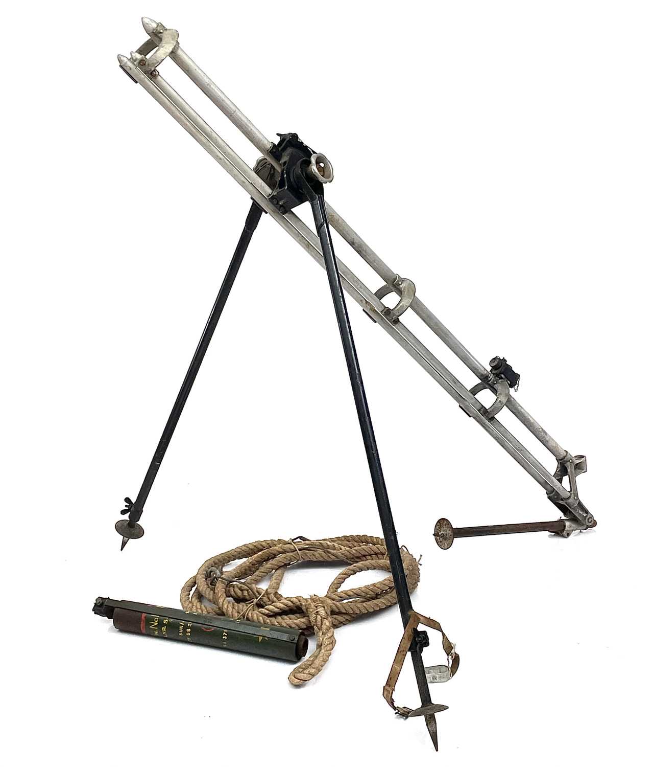 Lot 510 - A Breeches buoy line throwing rocket apparatus