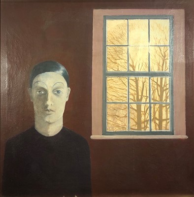 Lot 430 - John MILLER (1931-2002) The Window, 1974 Oil...