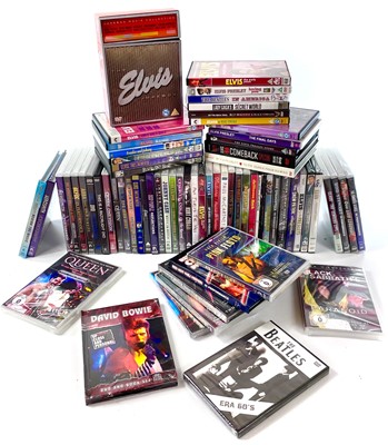 Lot 109 - Over fifty music DVD's including