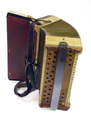 Lot 149 - A 'Harola' melodeon and a 'Marinelli Italia' accordion.