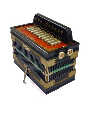 Lot 149 - A 'Harola' melodeon and a 'Marinelli Italia' accordion.