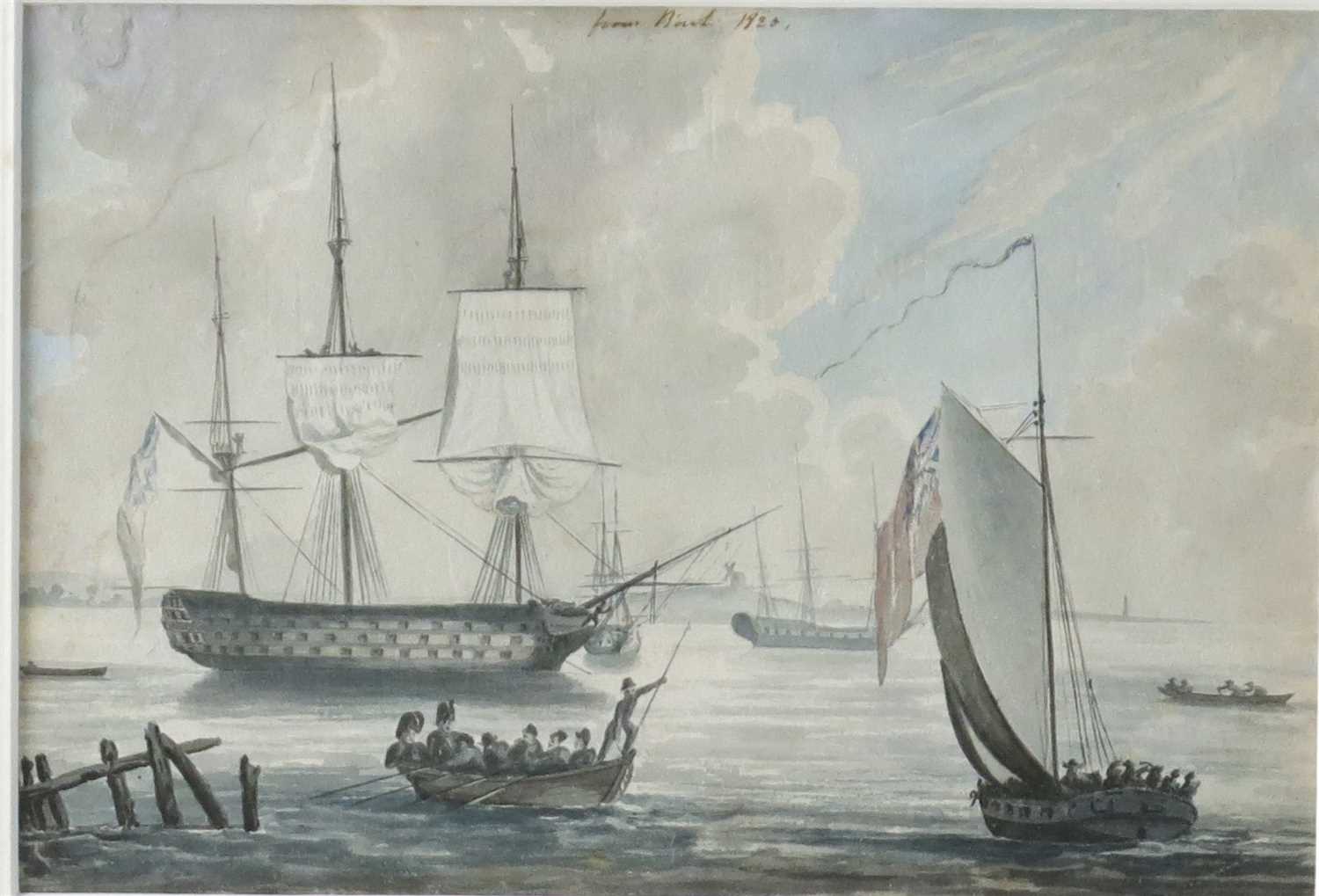 Lot 686 - Nicholas POCOCK (Attrib.) (1740-1821)