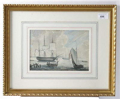 Lot 686 - Nicholas POCOCK (Attrib.) (1740-1821)
