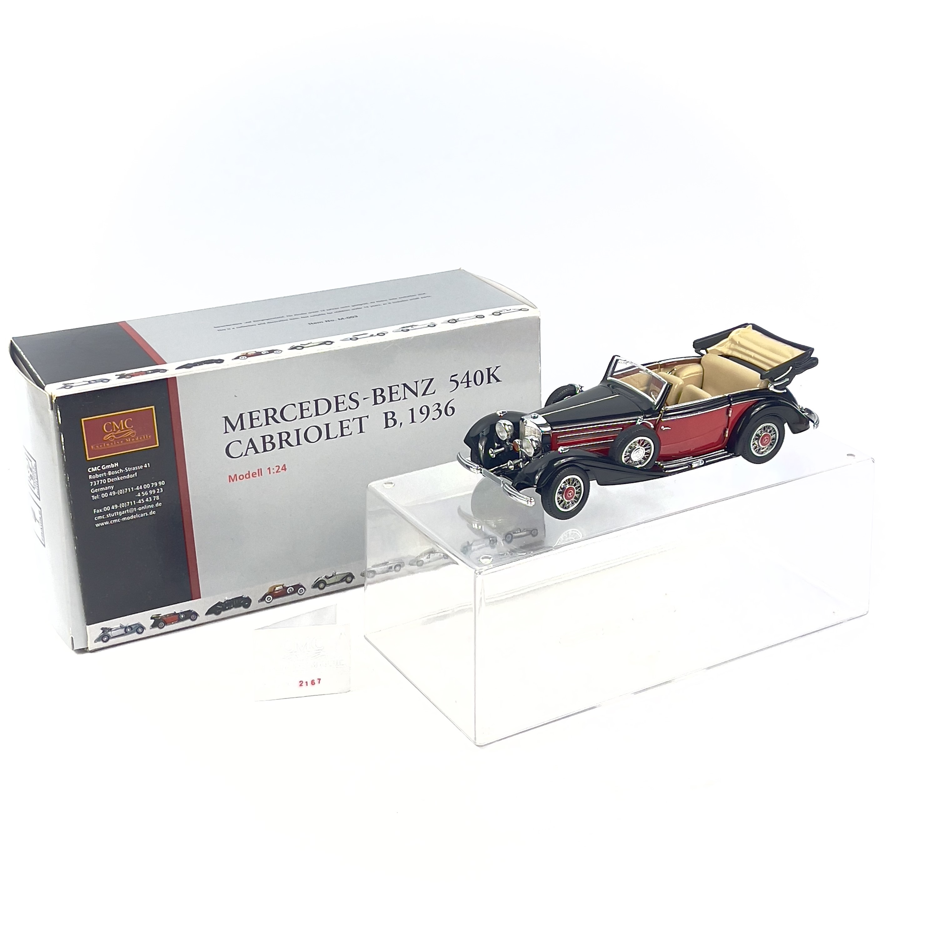 Lot 708 - CMC Exclusive Modelle 1:24 Scale. Mercedes