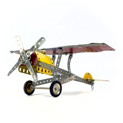 Lot 872 - Meccano - Motor Car and Aeroplane Models (x4).