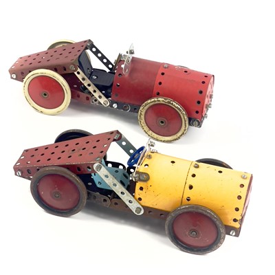 Lot 872 - Meccano - Motor Car and Aeroplane Models (x4).