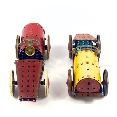 Lot 872 - Meccano - Motor Car and Aeroplane Models (x4).