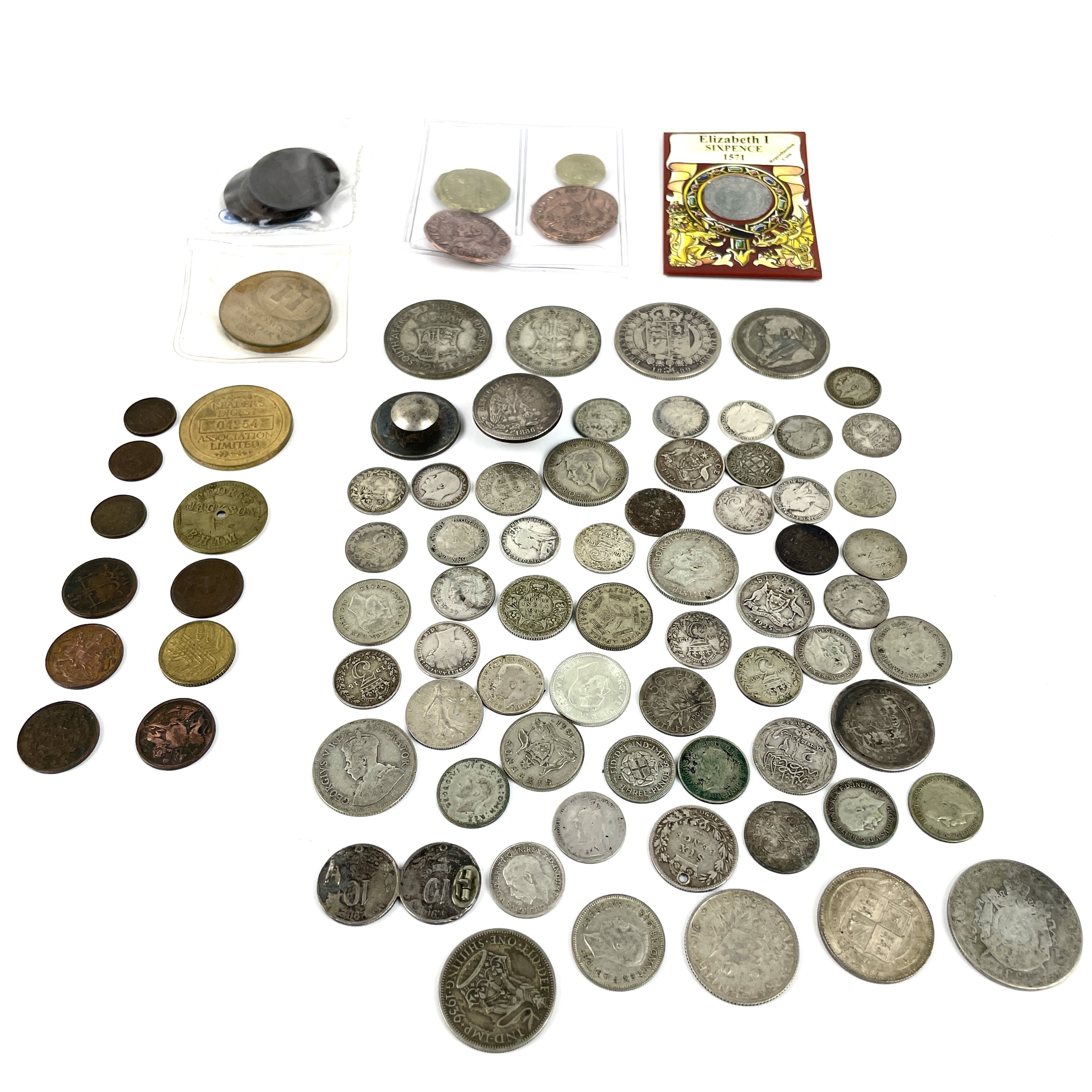 Lot 152 - Great Britain & World Silver plus Tokens,