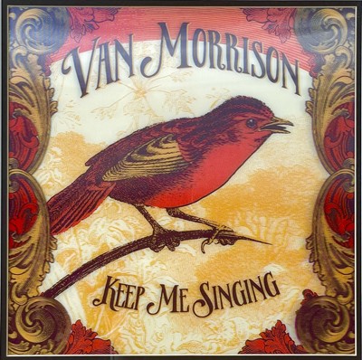 Lot 177 - VAN MORRISON. A framed lenticular 12" record sleeve of 'Keep Me Singing'.